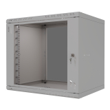 Armoire à Crémaillère 19" 9U, 600mm, Porte Vitrée, Gris