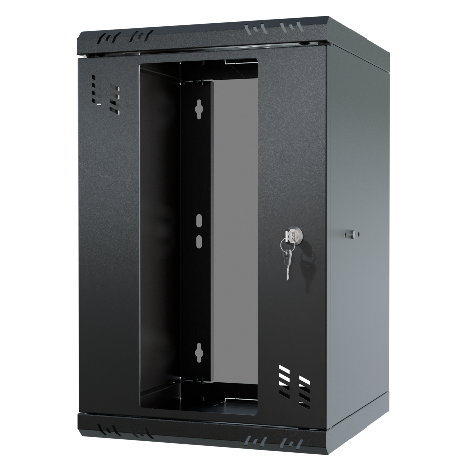 Armoire à Crémaillère 10" 6U, 300mm, Porte Vitrée, Noir