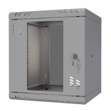 Armoire à Crémaillère 10" 6U, 300mm, Porte Vitrée, Gris