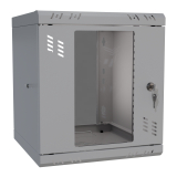 Armoire à Crémaillère 10" 6U, 300mm, Porte Vitrée, Gris
