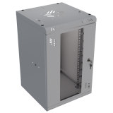 Armoire à Crémaillère 10" 6U, 300mm, Porte Vitrée, Gris