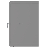 Armoire à Crémaillère 10" 6U, 300mm, Porte Vitrée, Gris