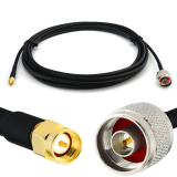 N mâle vers SMA mâle 3m RG58/U câble coaxial