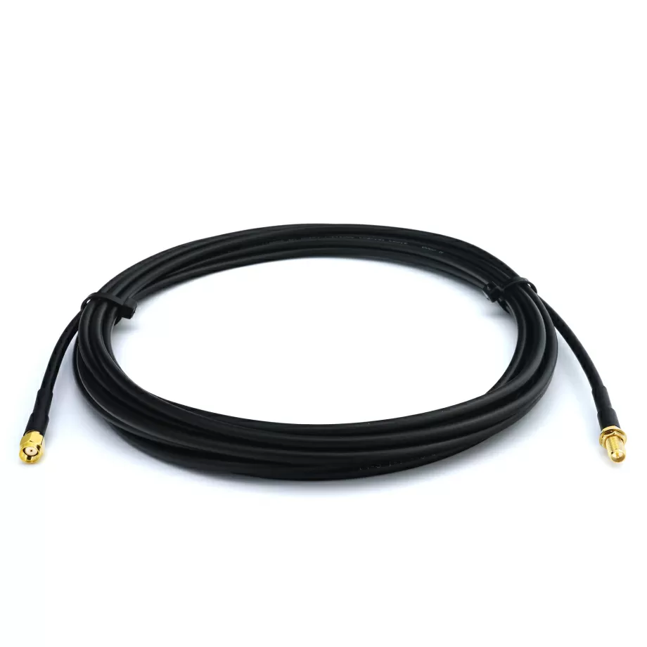 RP-SMA mâle vers RP-SMA femelle 1m RG58/U câble coaxial