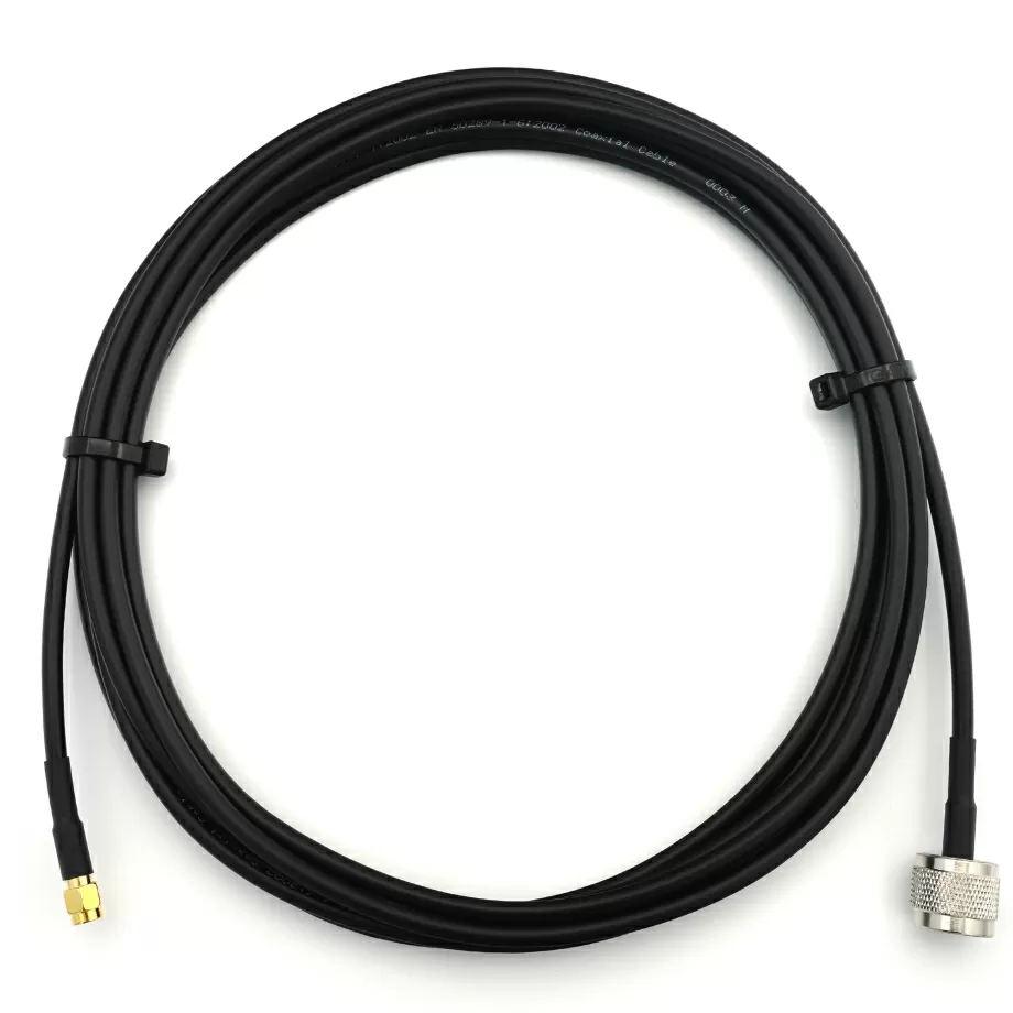 RP-SMA mâle vers N mâle 3m RG58/U câble coaxial