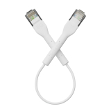 Broadbe câble patch mince 5G blanc 0.1m