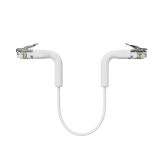 Broadbe câble patch mince 5G blanc 0.1m 12 unités