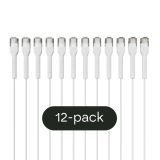 Broadbe câble patch mince 5G blanc 0.3m 12 unités