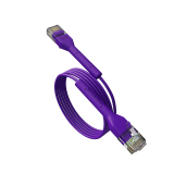 Broadbe câble patch mince 5G violet 2m 12 unités
