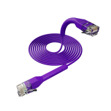 Broadbe câble patch mince 5G violet 2m 12 unités