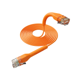 Broadbe câble patch mince 5G orange 2m