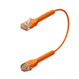 Broadbe câble patch mince 5G orange 0.1m 12 unités