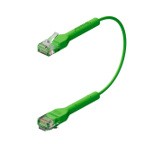 Broadbe câble patch mince 5G vert 0.1m