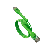 Broadbe câble patch mince 5G vert 0.3m 12 unités