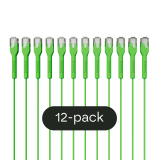 Broadbe câble patch mince 5G vert 3m 12 unités