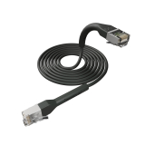 Broadbe câble patch mince 10G noir 1m 12 unités