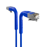 Broadbe câble patch mince 10G bleu 2m 12 unités