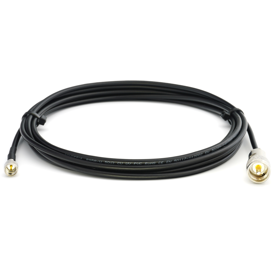 Mini UHF mâle vers PL259 UHF 7m RG58/U câble coaxial