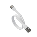 Broadbe câble patch mince 10G blanc 1m