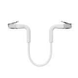 Broadbe câble patch mince 10G blanc 0.1m 12 unités