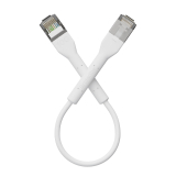 Broadbe câble patch mince 10G blanc 0.1m 12 unités