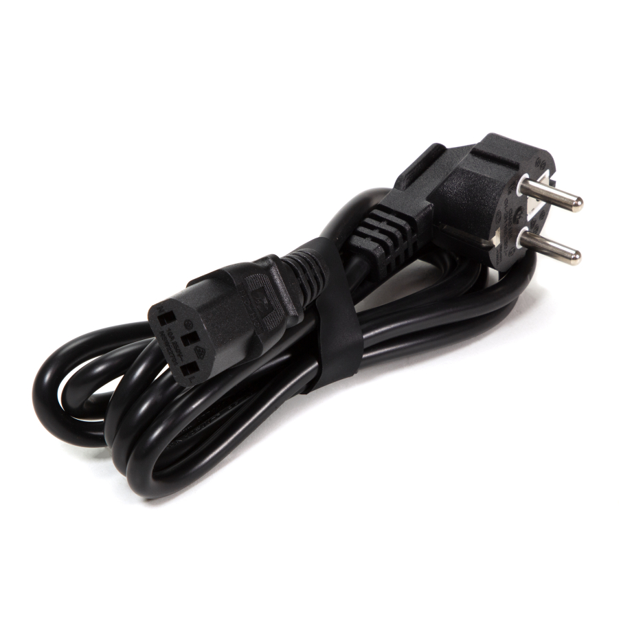 Cordon d'alimentation C5 EU Plug Noir 65cm