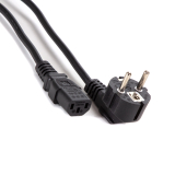 Cordon d'alimentation C5 EU Plug Noir 65cm