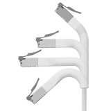 Broadbe câble patch mince 10G blanc 1m 12 unités