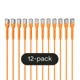 Broadbe câble patch mince 10G orange 2m 12 unités