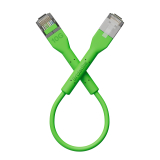 Broadbe câble patch mince 10G vert 0.1m