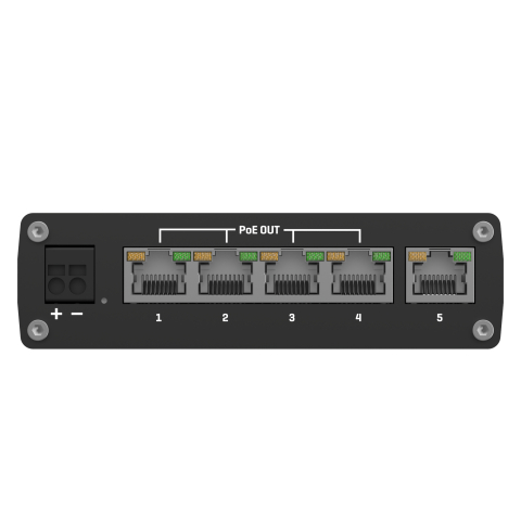 Teltonika TSW101 Switch PoE+ automobile