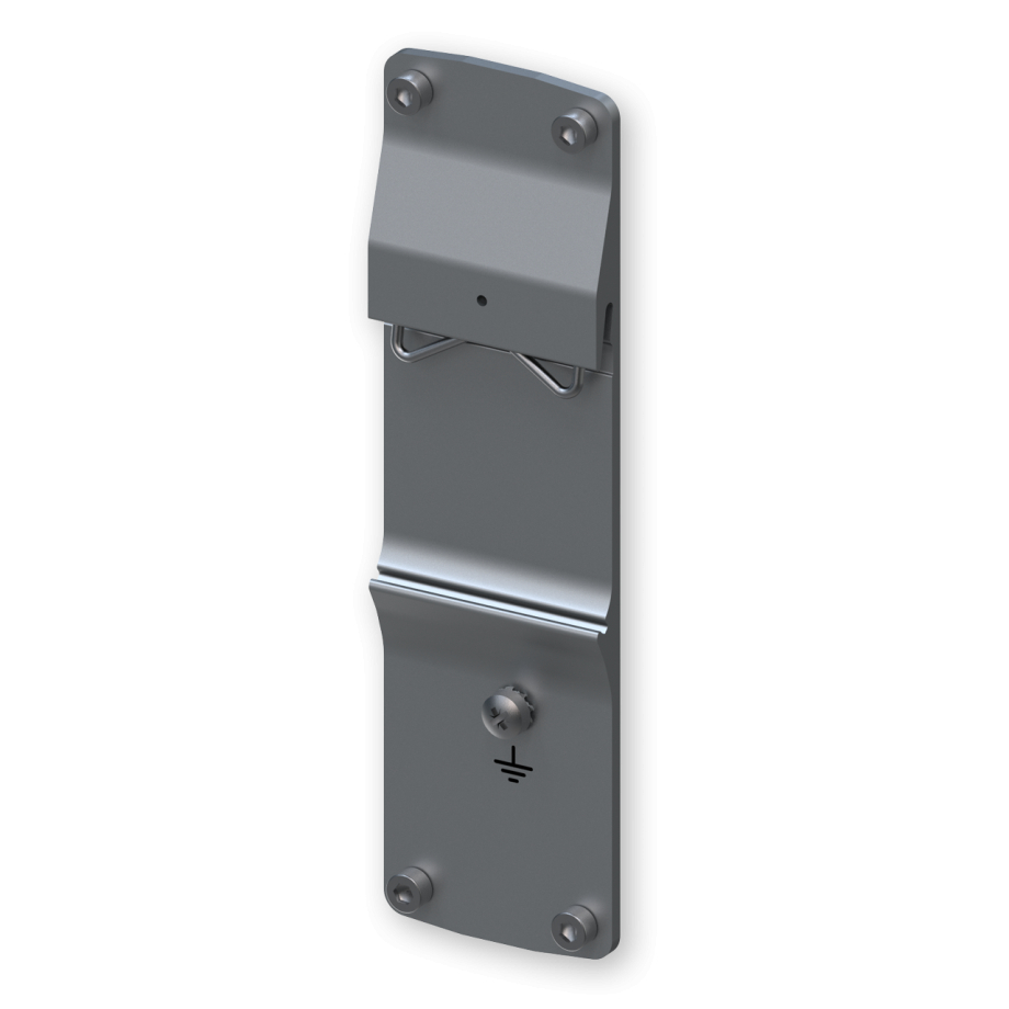 Panneau arrière Teltonika TSW1 avec support pour rail DIN