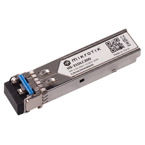 MikroTik 1G/2.5G Module monomode 20km